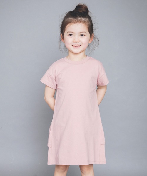 BRANSHES（ブランシェス）の「【WEB限定】後ろ2段フリル半袖ワンピース（ワンピース・キッズ・ライトグリーン/チャコールグレー/ピンク/ラベンダー・130cm/100cm/150cm/140cm/120cm/110cm）」の10枚目の写真