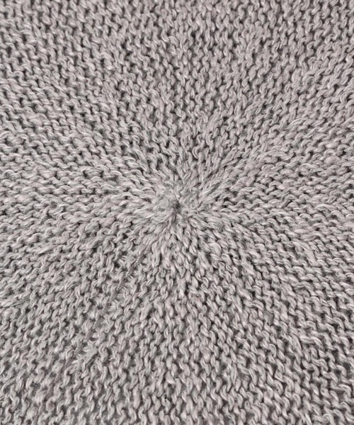 studio CLIP(スタディオクリップ)の「洗える和紙リネンベレー帽(ハンチング/ベレー帽・レディース・ブラック/ベージュ/グリーン/グレー・FREE)」の21枚目の写真