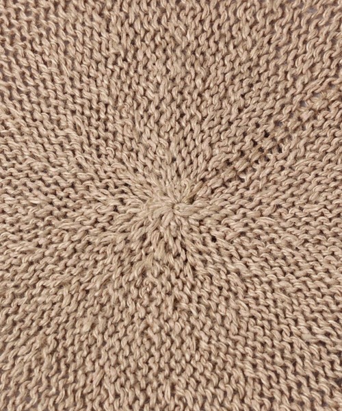 studio CLIP(スタディオクリップ)の「洗える和紙リネンベレー帽(ハンチング/ベレー帽・レディース・ブラック/ベージュ/グリーン/グレー・FREE)」の14枚目の写真