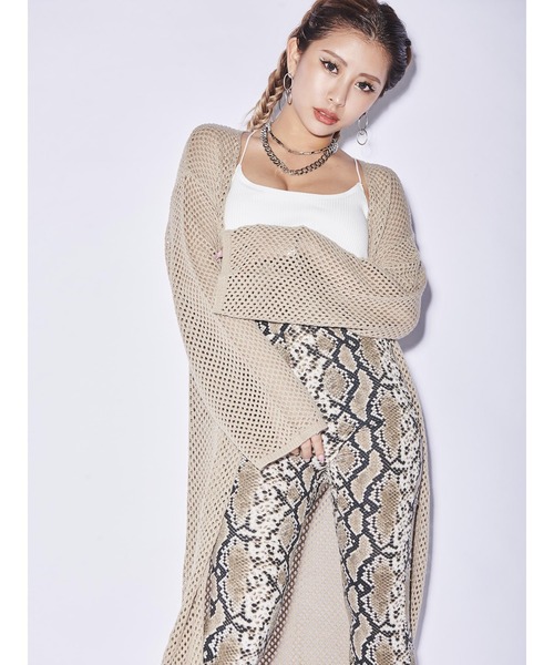 EGOIST（エゴイスト）の「アニマル柄スリムフレアパンツⅡ（その他パンツ・レディース・ホワイト/グレー・FREE）」の20枚目の写真