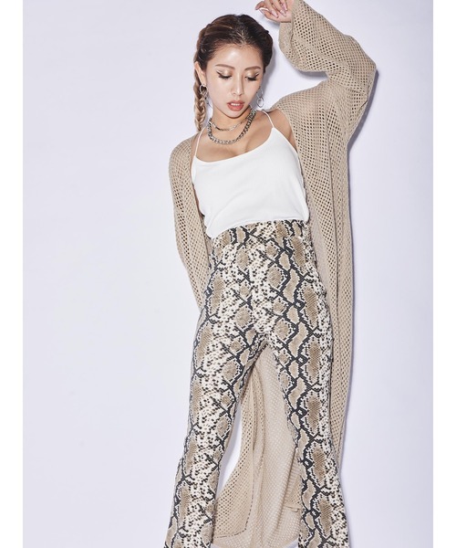 EGOIST（エゴイスト）の「アニマル柄スリムフレアパンツⅡ（その他パンツ・レディース・ホワイト/グレー・FREE）」の18枚目の写真