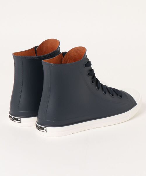 moz(モズ)の「《moz》レインスニーカーハイカット(レインシューズ・レディース・グレー/ネイビー/ベージュ/ブラック/カーキ/ブラウン/ホワイト/サックスブルー/ローズ/ブラック×ホワイト・LL/M/S/L)」の12枚目の写真