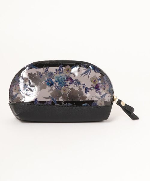 rienda（リエンダ）の「【rienda/リエンダ】 BASIC FLOWER PT POUCH（ポーチ・レディース・ホワイト/ブラック・FREE）」の3枚目の写真