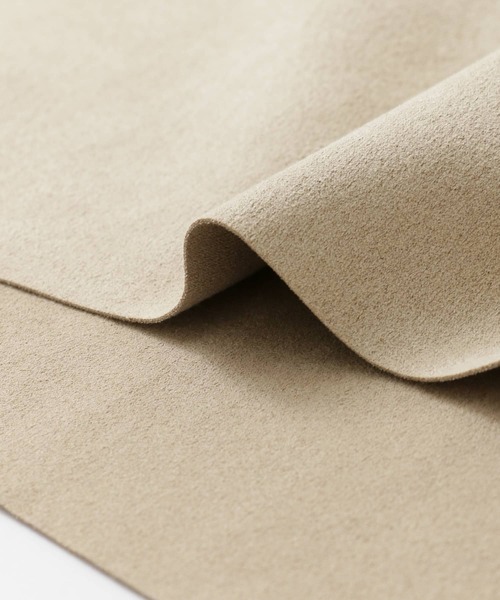 URBAN RESEARCH（アーバンリサーチ）の「フェイクスエードショート丈コーディガン∴（ノーカラージャケット・レディース・ベージュ/ネイビー・FREE）」の7枚目の写真