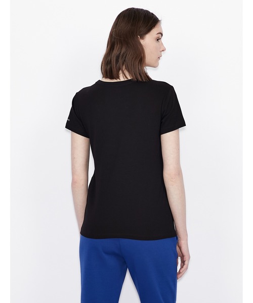 ARMANI EXCHANGE(アルマーニエクスチェンジ)の「【A|X アルマーニ エクスチェンジ】A|Xロゴ クルーネック半袖Tシャツ/REGULAR(Tシャツ/カットソー・レディース・ホワイト/ブラック・LARGE/MEDIUM/SMALL/X-SMALL)」の7枚目の写真