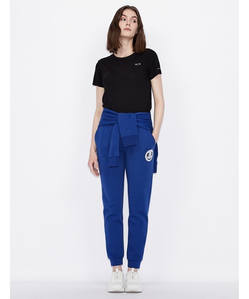 ARMANI EXCHANGE(アルマーニエクスチェンジ)の「【A|X アルマーニ エクスチェンジ】A|Xロゴ クルーネック半袖Tシャツ/REGULAR(Tシャツ/カットソー・レディース・ホワイト/ブラック・LARGE/MEDIUM/SMALL/X-SMALL)」の8枚目の写真