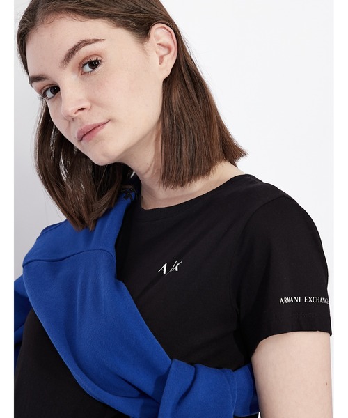 ARMANI EXCHANGE(アルマーニエクスチェンジ)の「【A|X アルマーニ エクスチェンジ】A|Xロゴ クルーネック半袖Tシャツ/REGULAR(Tシャツ/カットソー・レディース・ホワイト/ブラック・LARGE/MEDIUM/SMALL/X-SMALL)」の9枚目の写真