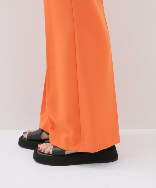 Simplicite（サンプリシテ）の「イージービューティーパンツ（スラックス・レディース・ブラック/オレンジ・FREE）」の14枚目の写真