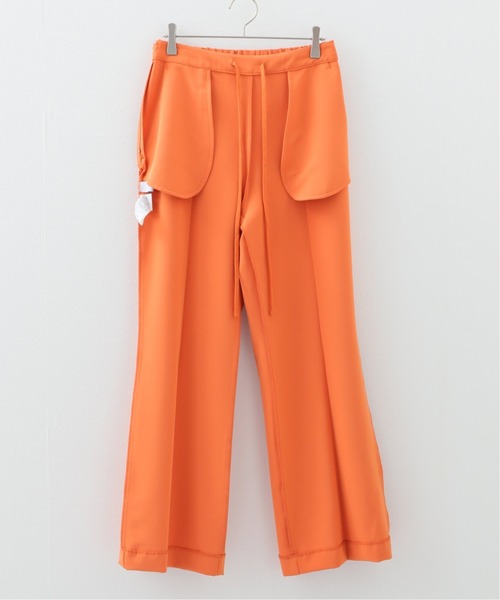 Simplicite（サンプリシテ）の「イージービューティーパンツ（スラックス・レディース・ブラック/オレンジ・FREE）」の15枚目の写真