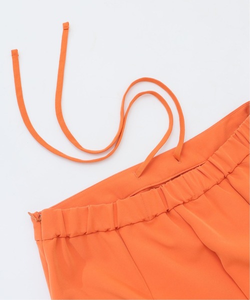 Simplicite（サンプリシテ）の「イージービューティーパンツ（スラックス・レディース・ブラック/オレンジ・FREE）」の16枚目の写真