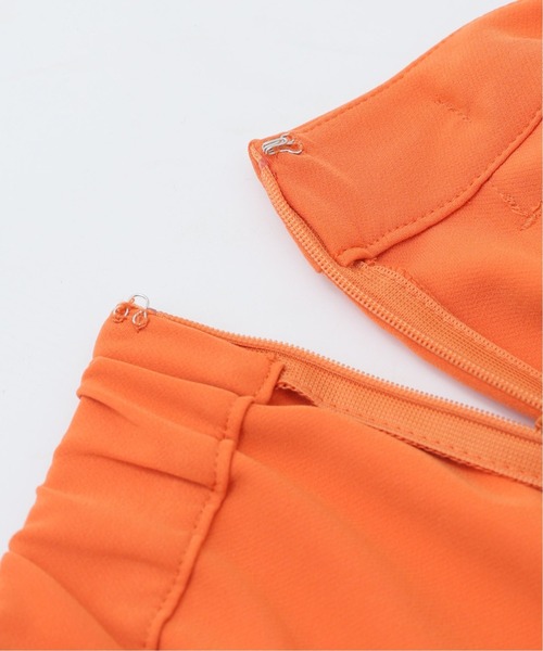 Simplicite（サンプリシテ）の「イージービューティーパンツ（スラックス・レディース・ブラック/オレンジ・FREE）」の17枚目の写真