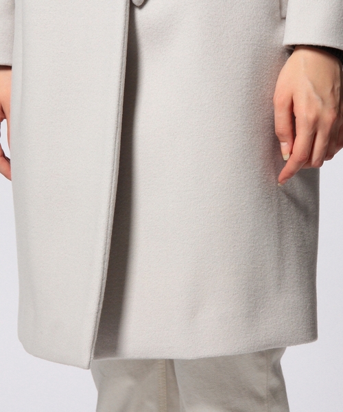 UNITED ARROWS（ユナイテッドアローズ）の「UAB W/N R/V ノーボタン コート（その他アウター・レディース・グレー/オフホワイト・36/40/38）」の14枚目の写真