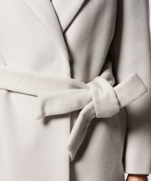 UNITED ARROWS（ユナイテッドアローズ）の「UAB W/N R/V ノーボタン コート（その他アウター・レディース・グレー/オフホワイト・36/40/38）」の8枚目の写真