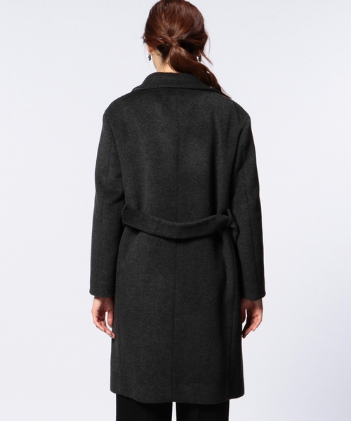 UNITED ARROWS（ユナイテッドアローズ）の「UAB W/N R/V ノーボタン コート（その他アウター・レディース・グレー/オフホワイト・36/40/38）」の3枚目の写真