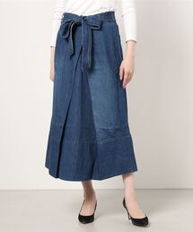 Johnbull（ジョンブル）の「Johnbull ジョンブル デニムラップスカート（デニムスカート）」