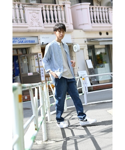 NAVY(ネイビー)の「NAVY JEANS COOL テーパードパンツ(デニムパンツ・メンズ・ベージュ/ダークブルー/チャコール/ブラック/グレー/ライトインディゴブルー/ホワイト/ライトグレー・S/XL/M/L)」の14枚目の写真