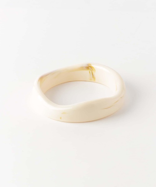 URBAN RESEARCH Sonny Label（アーバンリサーチサニーレーベル）の「アクリルバングル（ブレスレット・レディース・グレー/ブラウン/アイボリー・ONE）」の5枚目の写真