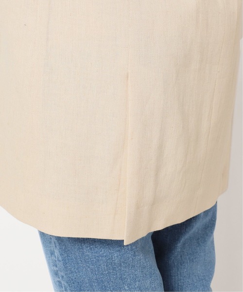 SLOBE IENA（スローブイエナ）の「リネンロングジャケット◆（その他アウター・レディース・ベージュ/アイボリー・FREE）」の20枚目の写真