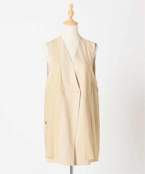 SLOBE IENA（スローブイエナ）の「リネンロングジャケット◆（その他アウター・レディース・ベージュ/アイボリー・FREE）」の16枚目の写真