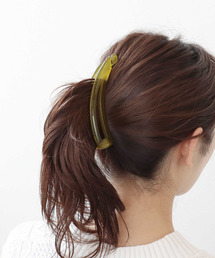 Three Four Time | クリアアクリルバナナクリップ(バレッタ/ヘアクリップ)