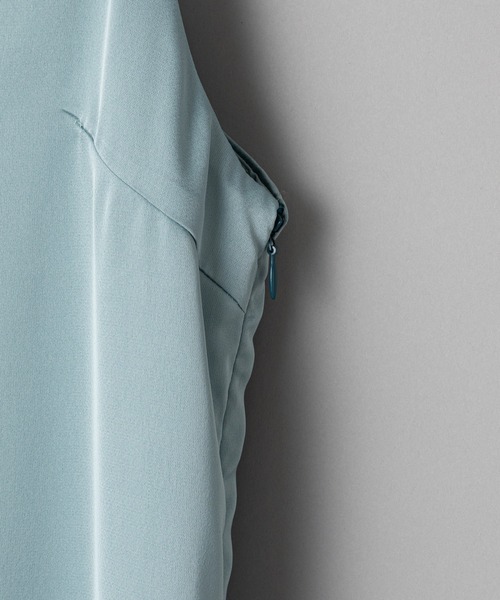 CIAOPANIC(チャオパニック)の「【SCENE by ciaopanic/シーン バイ チャオパニック】サテンキャミワンピース/WEB・一部店舗限定(ワンピース・レディース・ブルー/ライトグリーン・FREE)」の7枚目の写真