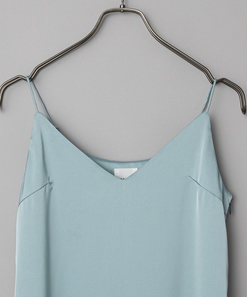 CIAOPANIC(チャオパニック)の「【SCENE by ciaopanic/シーン バイ チャオパニック】サテンキャミワンピース/WEB・一部店舗限定(ワンピース・レディース・ブルー/ライトグリーン・FREE)」の9枚目の写真