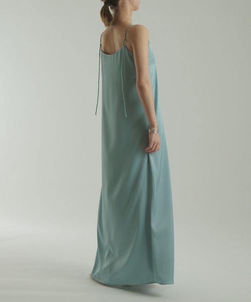 CIAOPANIC(チャオパニック)の「【SCENE by ciaopanic/シーン バイ チャオパニック】サテンキャミワンピース/WEB・一部店舗限定(ワンピース・レディース・ブルー/ライトグリーン・FREE)」の14枚目の写真