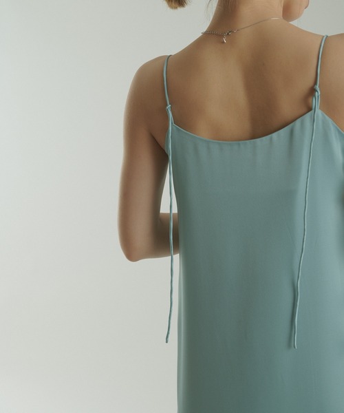 CIAOPANIC(チャオパニック)の「【SCENE by ciaopanic/シーン バイ チャオパニック】サテンキャミワンピース/WEB・一部店舗限定(ワンピース・レディース・ブルー/ライトグリーン・FREE)」の18枚目の写真