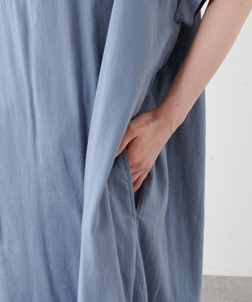 PUAL CE CIN（ピュアルセシン）の「インドコットンボイルワンピース（ワンピース・レディース・ブラック/ベージュ/ブルー/ローズ・FREE）」の16枚目の写真