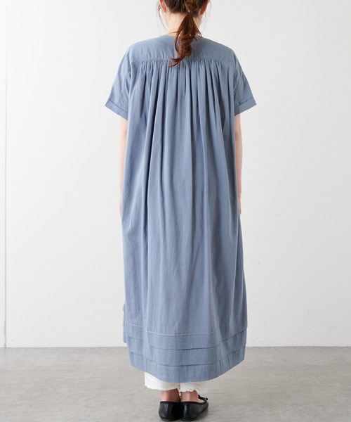 PUAL CE CIN（ピュアルセシン）の「インドコットンボイルワンピース（ワンピース・レディース・ブラック/ベージュ/ブルー/ローズ・FREE）」の12枚目の写真