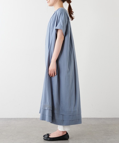 PUAL CE CIN（ピュアルセシン）の「インドコットンボイルワンピース（ワンピース・レディース・ブラック/ベージュ/ブルー/ローズ・FREE）」の11枚目の写真