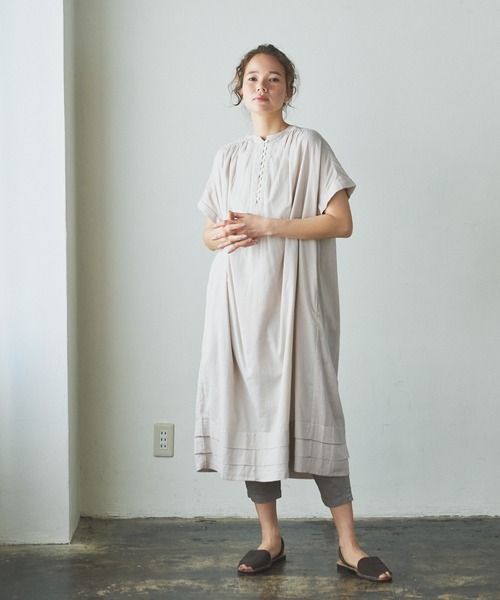 PUAL CE CIN（ピュアルセシン）の「インドコットンボイルワンピース（ワンピース・レディース・ブラック/ベージュ/ブルー/ローズ・FREE）」の19枚目の写真