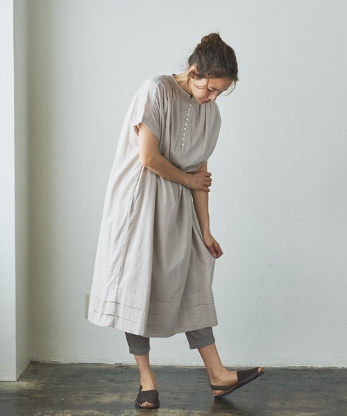 PUAL CE CIN（ピュアルセシン）の「インドコットンボイルワンピース（ワンピース・レディース・ブラック/ベージュ/ブルー/ローズ・FREE）」の22枚目の写真