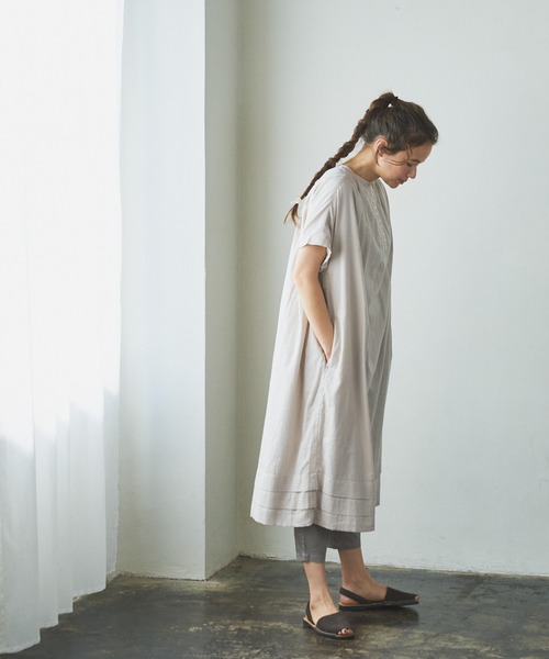 PUAL CE CIN（ピュアルセシン）の「インドコットンボイルワンピース（ワンピース・レディース・ブラック/ベージュ/ブルー/ローズ・FREE）」の20枚目の写真