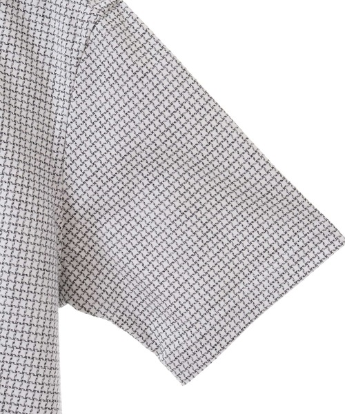 EYE. D WEARing（アイディウェアリング）の「EYE.D WEARingドビーチドリシャツ（シャツ/ブラウス・メンズ・ライトグレー/ネイビー・2/3/4）」の6枚目の写真