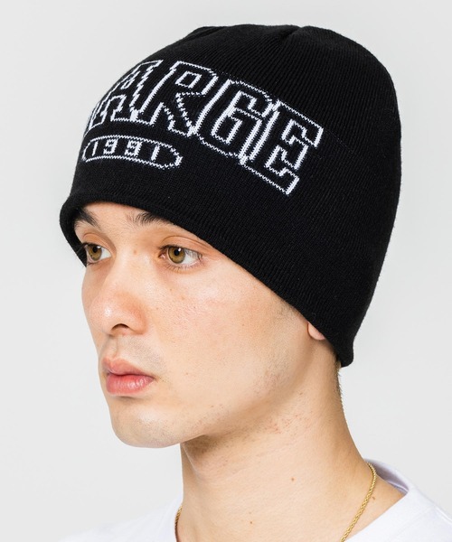 XLARGE（エクストララージ）の「COLLEGE LOGO BEENIE（キャップ・メンズ・ブラック/ネイビー/グリーン・ONE SIZE）」の2枚目の写真