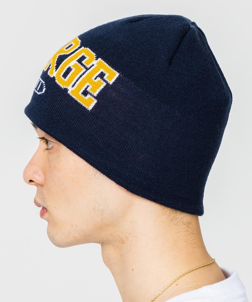 XLARGE（エクストララージ）の「COLLEGE LOGO BEENIE（キャップ・メンズ・ブラック/ネイビー/グリーン・ONE SIZE）」の5枚目の写真