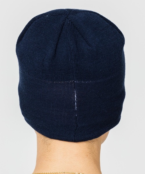 XLARGE（エクストララージ）の「COLLEGE LOGO BEENIE（キャップ・メンズ・ブラック/ネイビー/グリーン・ONE SIZE）」の6枚目の写真