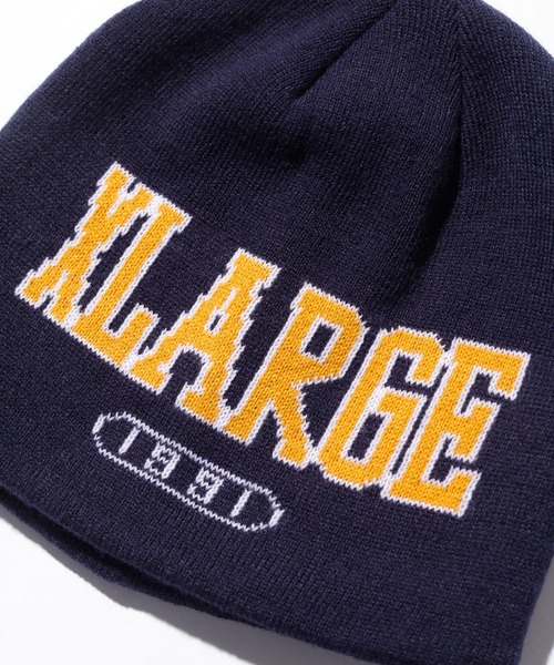 XLARGE（エクストララージ）の「COLLEGE LOGO BEENIE（キャップ・メンズ・ブラック/ネイビー/グリーン・ONE SIZE）」の7枚目の写真