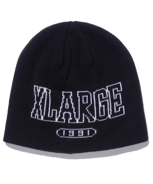 XLARGE（エクストララージ）の「COLLEGE LOGO BEENIE（キャップ・メンズ・ブラック/ネイビー/グリーン・ONE SIZE）」の9枚目の写真