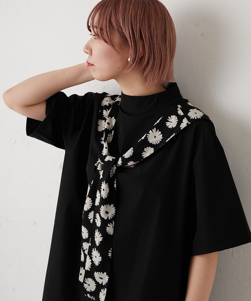 「ear PAPILLONNER」 長袖ブラウス FREE ネイビー レディース ear PAPILLONNER 「ear PAPILLONNER」 長袖ブラウス FREE