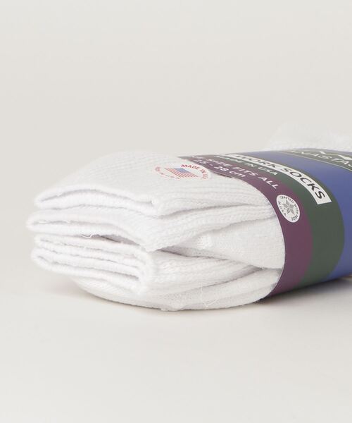 MANASTASH（マナスタッシュ）の「MANASTASH/マナスタッシュ 2P CREW WORK SOCKS（ソックス/靴下・メンズ・ホワイト/ブラック/ナチュラル・FREE）」の5枚目の写真
