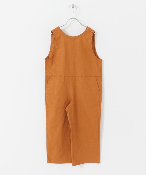 URBAN RESEARCH DOORS（アーバンリサーチドアーズ）の「【WEB限定】コットンリネンオールインワン(KIDS)（サロペット/オーバーオール・キッズ・ネイビー/ブラウン系その他・120/105/150/135）」の11枚目の写真