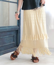 osharewalker | 『ダブルフリンジニットスカート』(スカート)