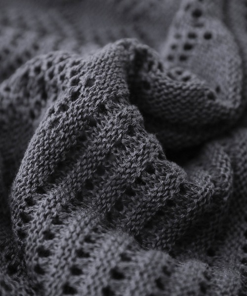 osharewalker(オシャレウォーカー)の「【廃盤】『ダブルフリンジニットスカート』(スカート・レディース・ネイビー/アイボリー・1/2)」の7枚目の写真