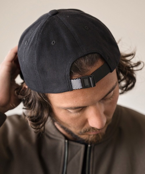 CAMBIO（カンビオ）の「mko9819-ワッペンロゴキャップ（キャップ・メンズ・ブラウン/ブラック/オリーブ/ベージュ・FREE）」の8枚目の写真