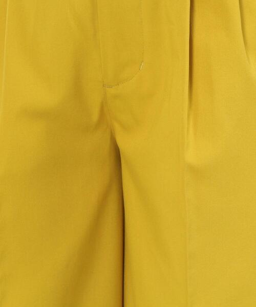 coen（コーエン）の「接触冷感機能付き2タックカラーパンツ（スラックス・レディース・ベージュ/ロイヤルブルー/レッド/ブラック/イエロー・LARGE/SMALL/MEDIUM）」の10枚目の写真