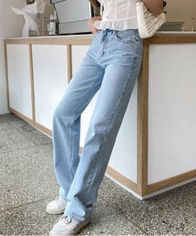 SONA | SONYUNARA(ソニョナラ)ロングワイドデニムジーンズ(デニムパンツ)