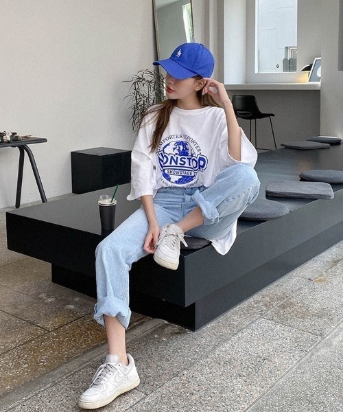 SONA（ソナ）の「SONYUNARA ロングワイドデニムジーンズ（デニムパンツ・レディース・ライトブルー・SMALL/MEDIUM）」の12枚目の写真