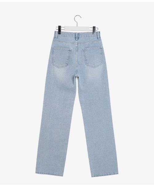 SONA（ソナ）の「SONYUNARA ロングワイドデニムジーンズ（デニムパンツ・レディース・ライトブルー・SMALL/MEDIUM）」の14枚目の写真